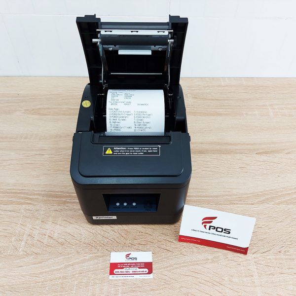 Alternative view of Máy in hóa đơn Xprinter V320N [USB+LAN] 