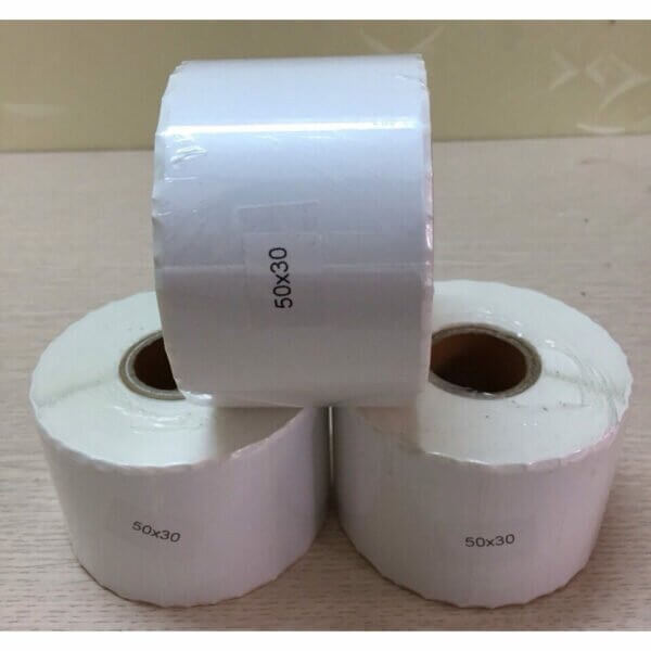 Alternative view of Tem nhiệt dán ly trà sữa 50x40mm - decal tem nhãn , tem nhãn phụ