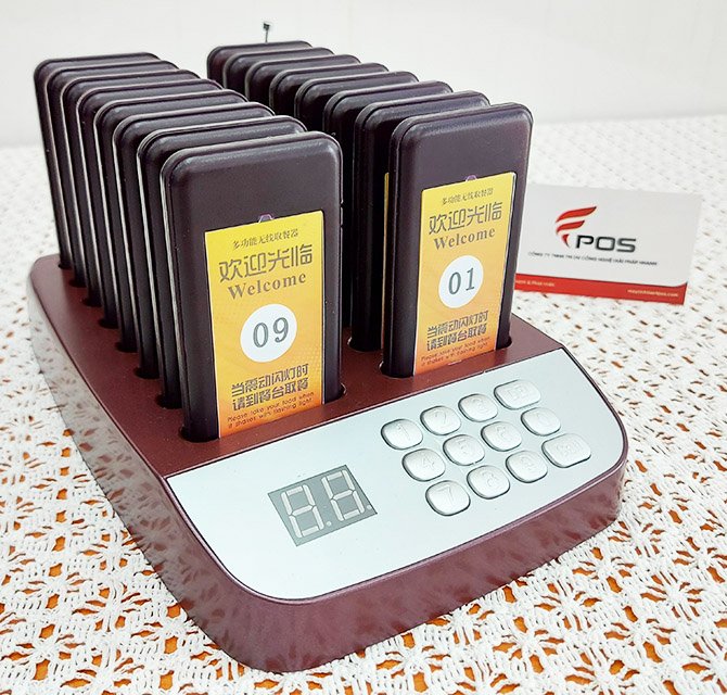 Bộ thẻ rung tự phục vụ F15 - Bộ 16 thẻ