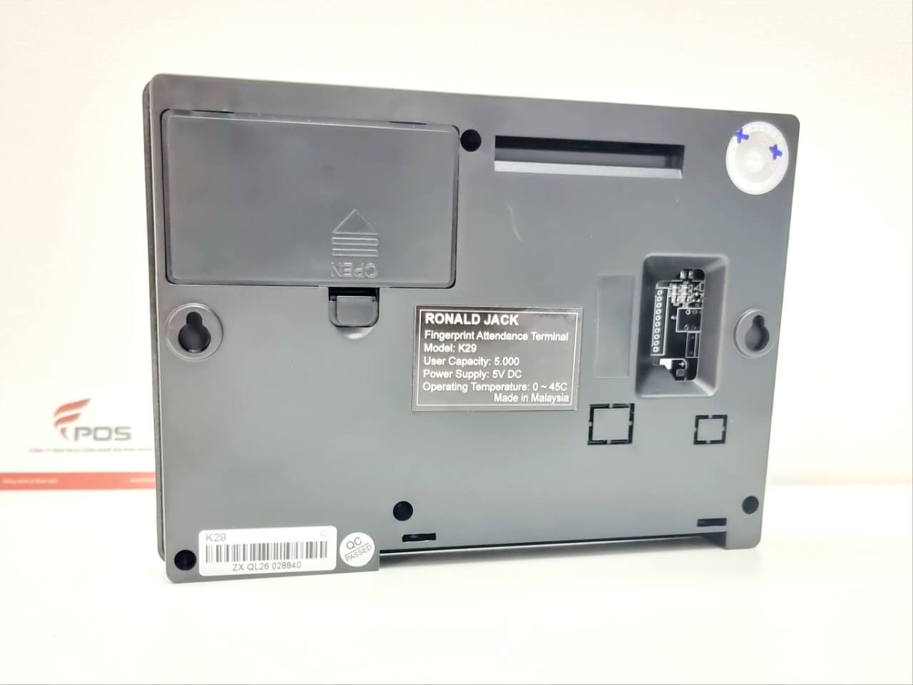 Máy chấm công vân tay Ronald Jack K29 - Chính Hãng - Ảnh 5