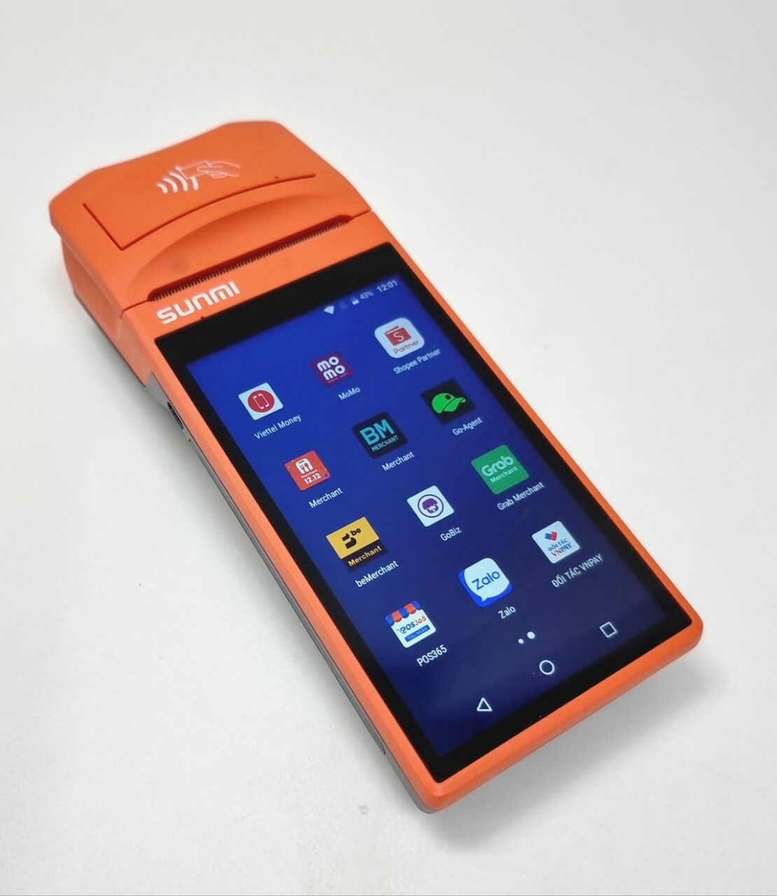 Máy POS cầm tay nhận đơn Sunmi V1s - Máy 90% - Ảnh 3