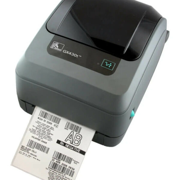 Alternative view of Máy in mã vạch Zebra GX430T 