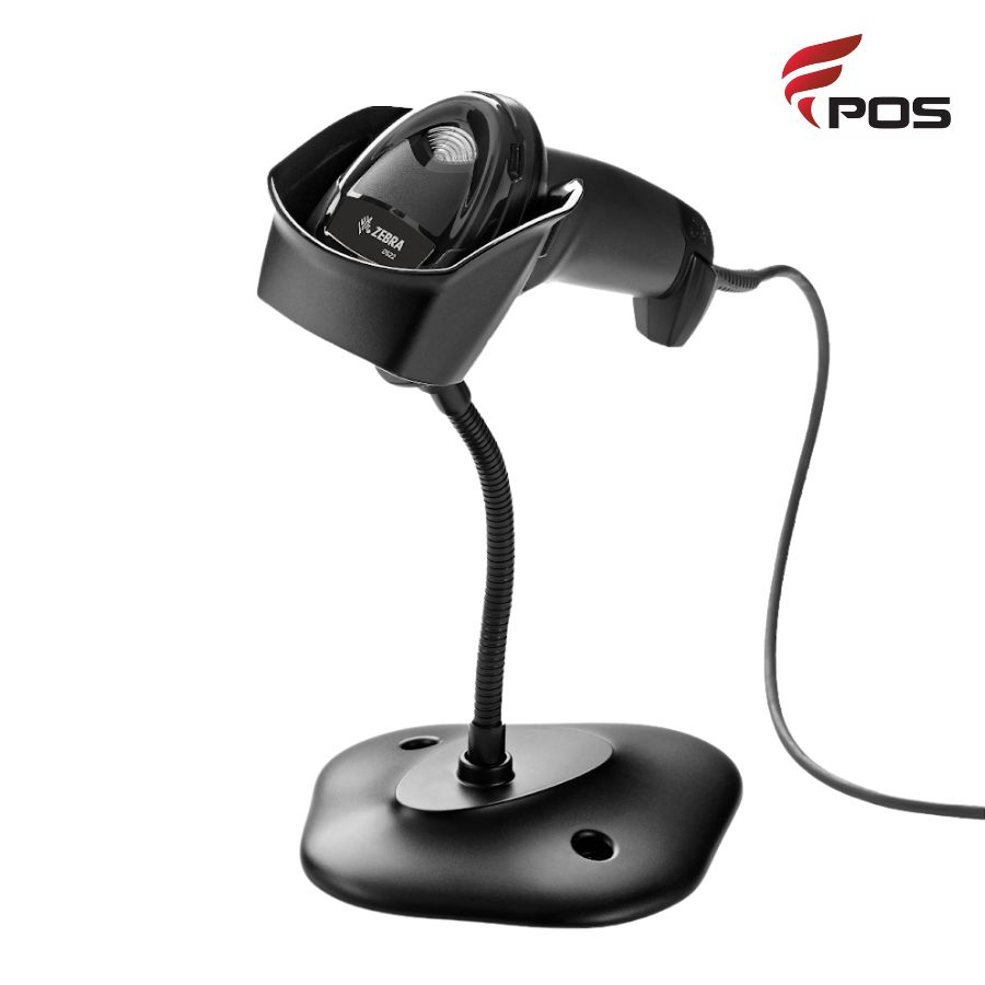 Máy đọc mã vạch có dây 2D Zebra DS2208 (có đế kèm máy)