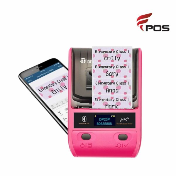 Alternative view of Máy in nhiệt DP23 - In bill tem nhãn mã vạch cầm tay [USB + Bluetooth]