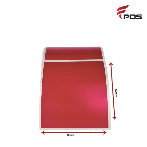 Decal Thường MÀU hồng 70x80MM CUỘN 30m