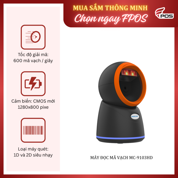 MÁY ĐỌC MÃ VẠCH MC-9103HD