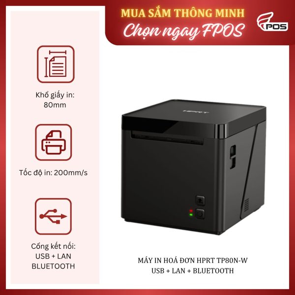 Máy in hóa đơn HPRT TP80N-W