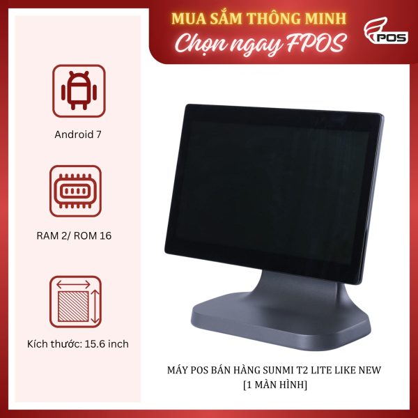 Máy POS bán hàng Sunmi T2 lite