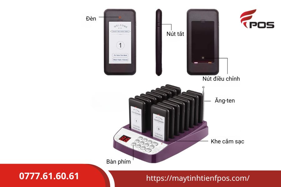 Bộ thẻ rung tự phục vụ F16