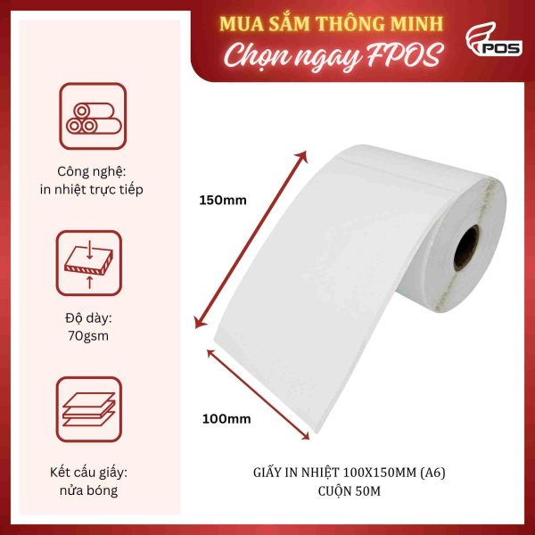 Tem nhiệt 100x150mm