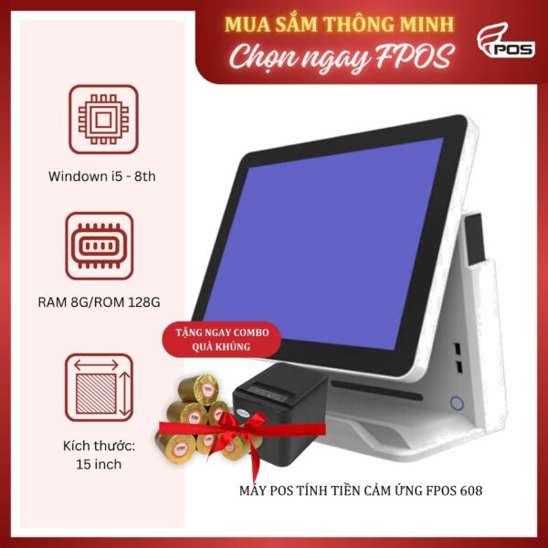 Máy POS Tính Tiền Cảm Ứng FPOS 608