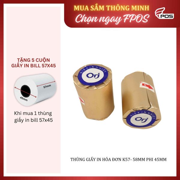 Giấy In Hóa Đơn 57x45