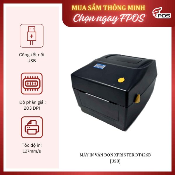 Máy in mã vạch Xprinter - DT426B