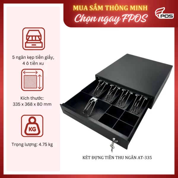 Két đựng tiền thu ngân AT-335