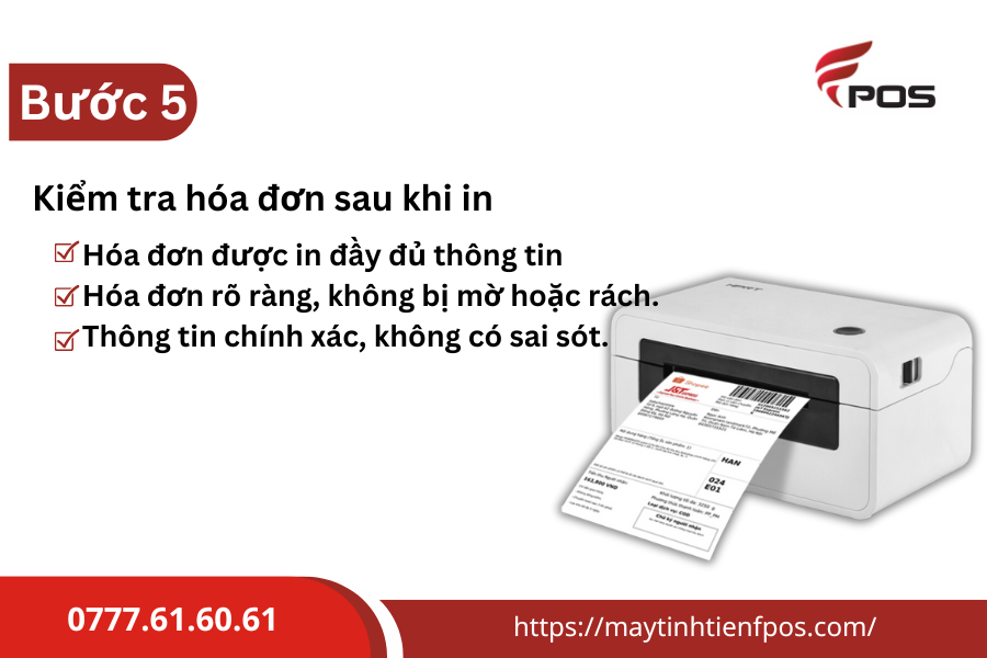 sử dụng máy in hóa đơn