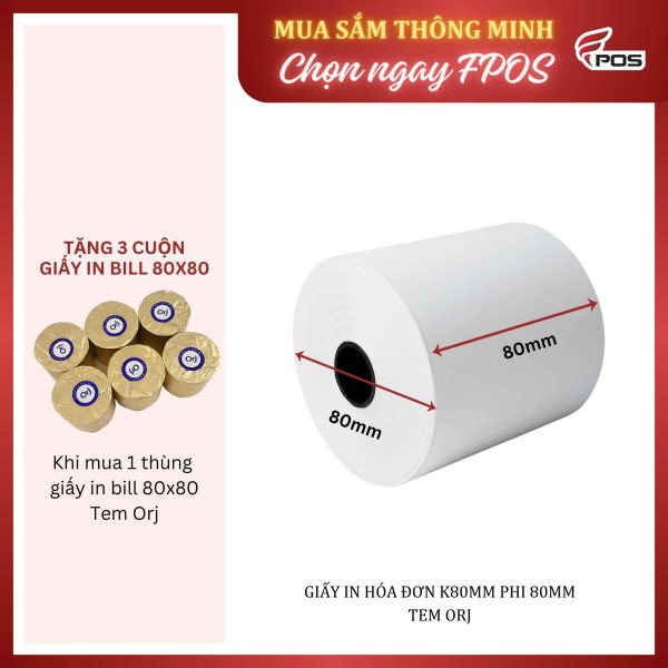 Giấy in hóa đơn K80x80