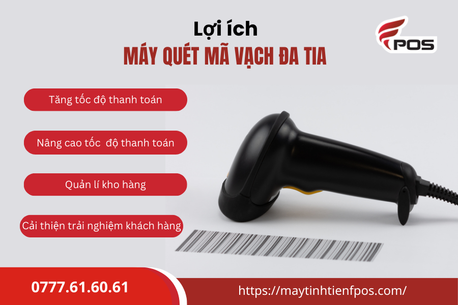 Máy quét mã vạch đa tia