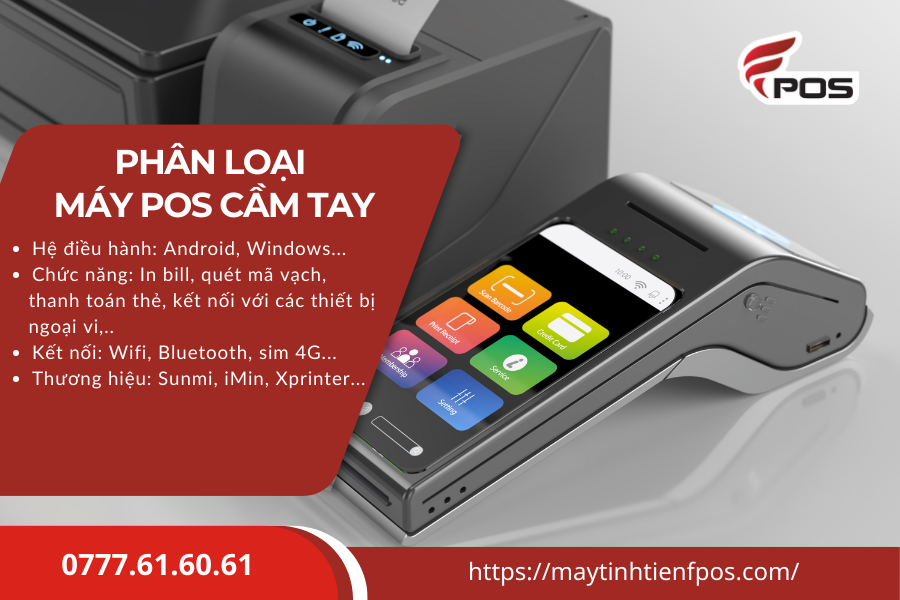 Máy Pos Tính Tiền Cầm Tay