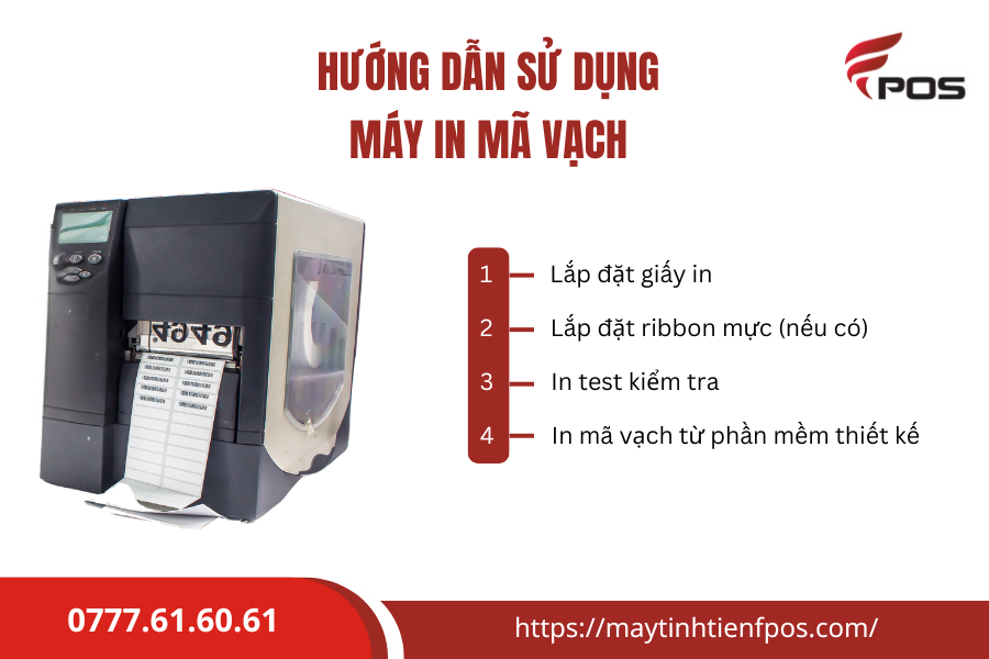  cách sử dụng máy in mã vạch