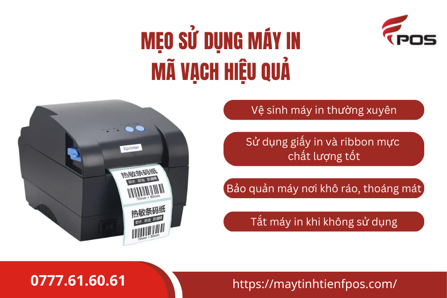 cách sử dụng máy in mã vạch