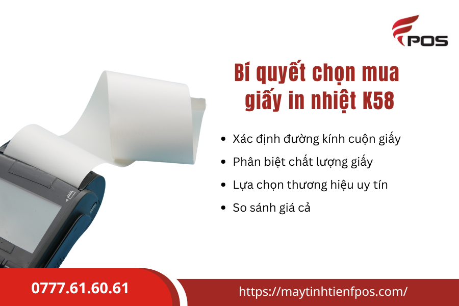 Giấy in nhiệt k58