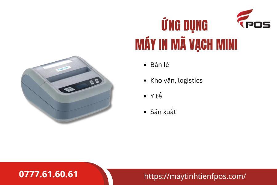 Máy in mã vạch mini