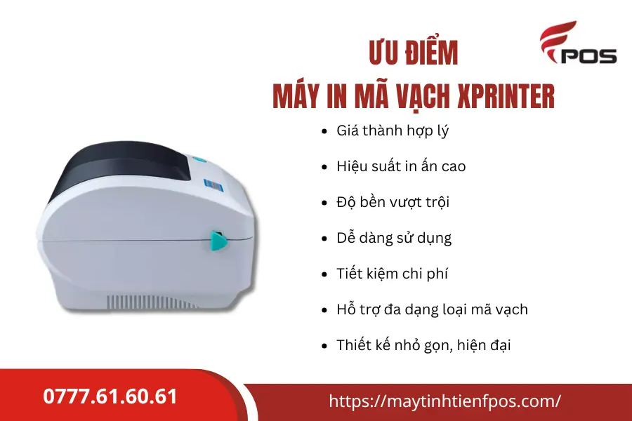 Máy in mã vạch Xprinter