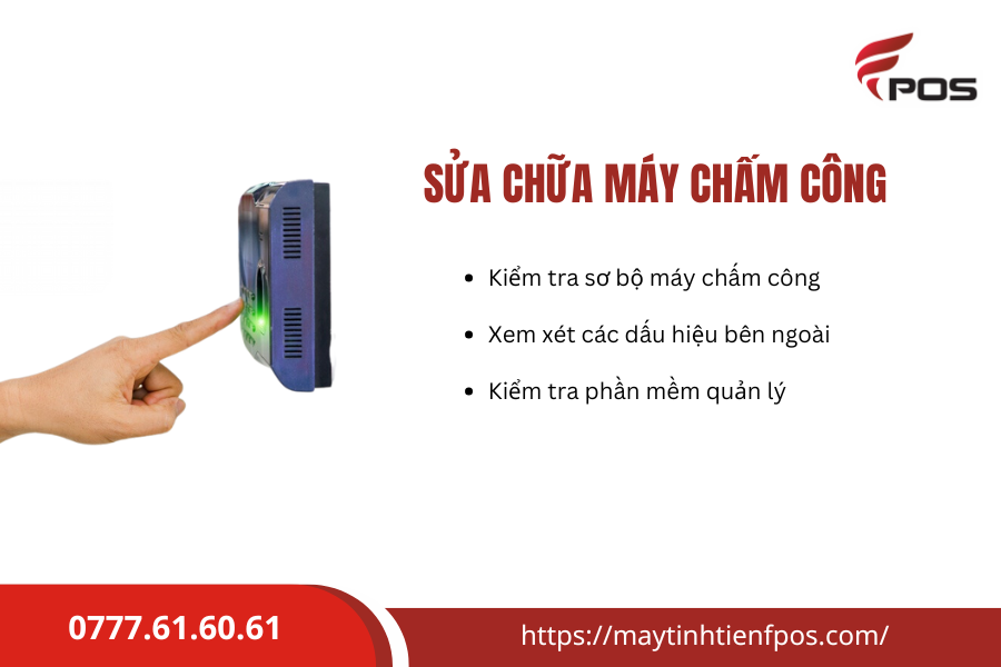 sửa máy chấm công