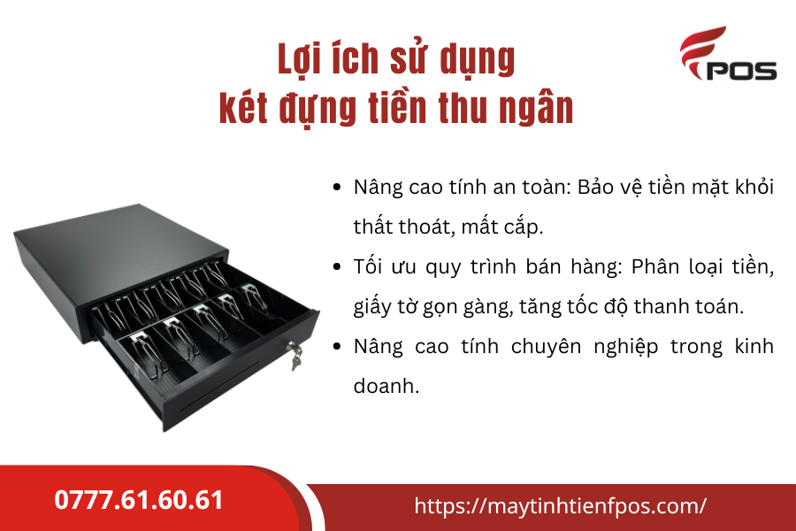 Két đựng tiền thu ngân