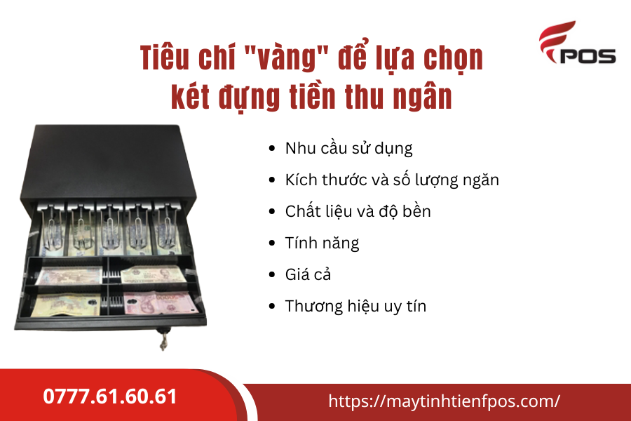 Két đựng tiền thu ngân