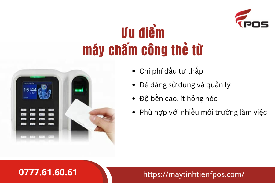 Máy chấm công thẻ từ