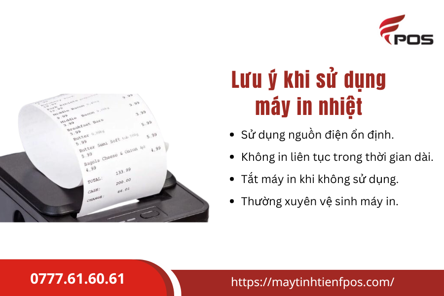 Máy in nhiệt bị mờ