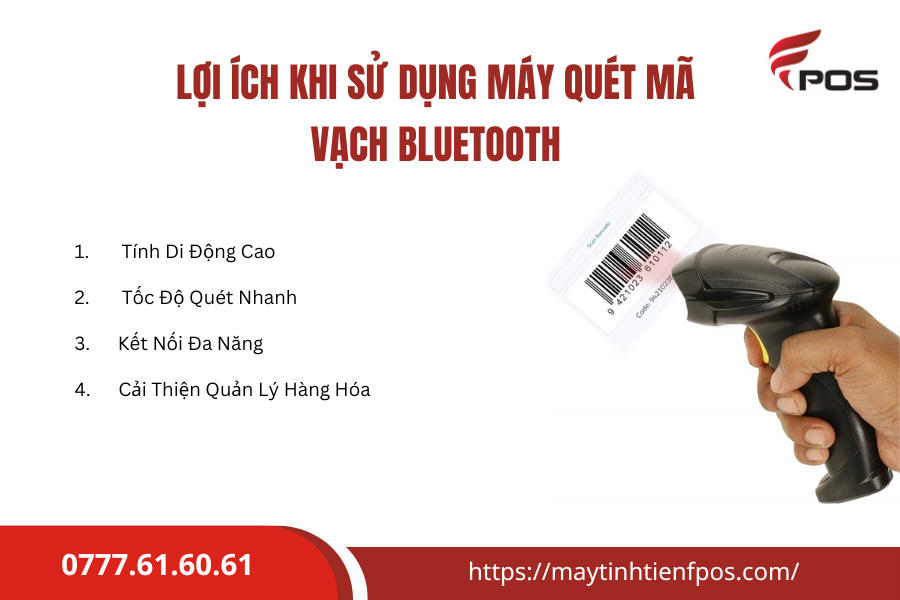 máy quét mã vạch bluetooth