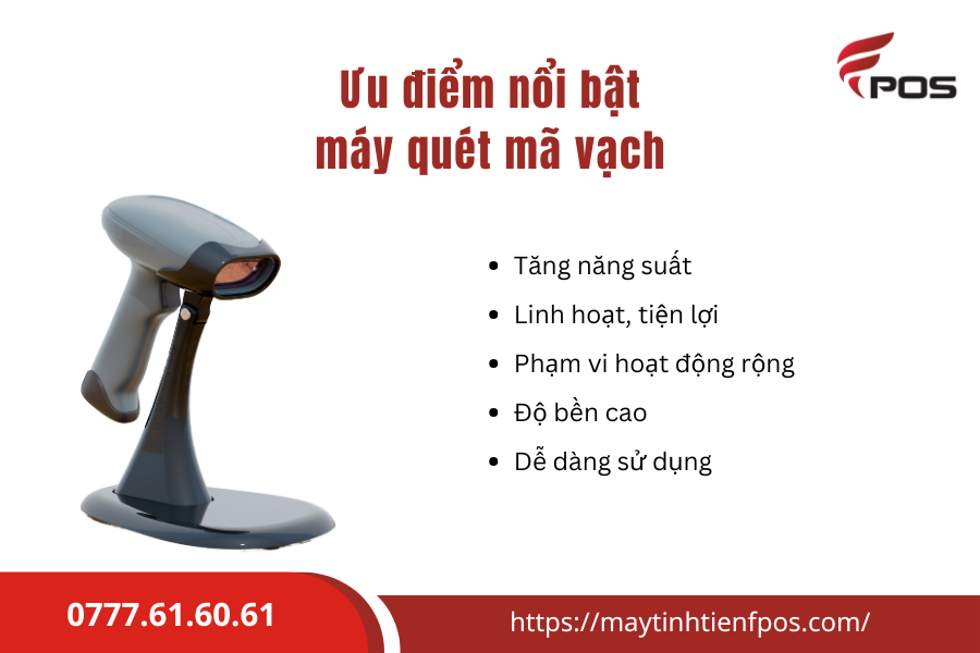 Máy quét mã vạch không dây