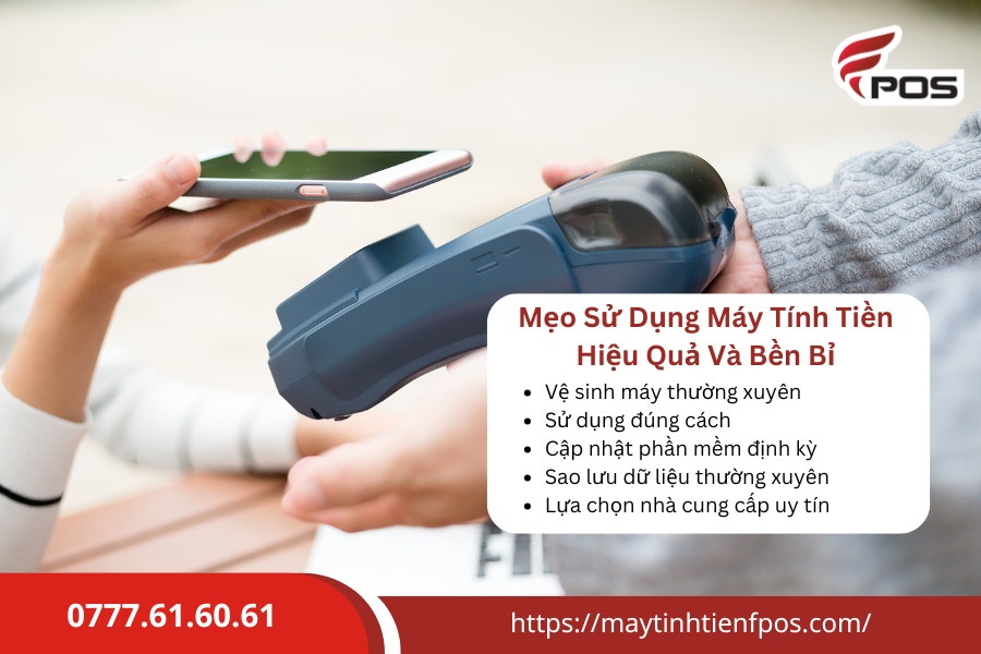 lỗi thường gặp ở máy tính tiền và cách khắc phục