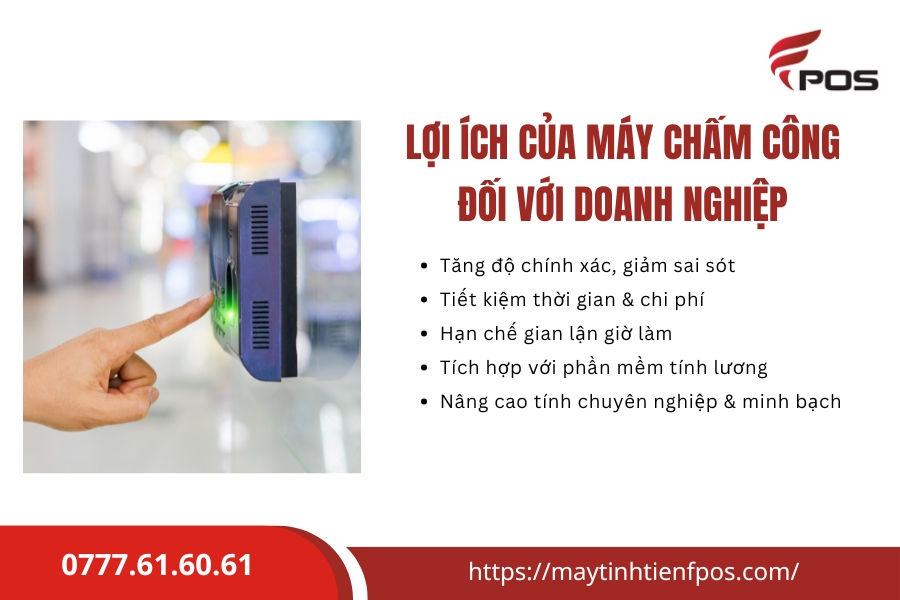 lợi ích của máy chấm công