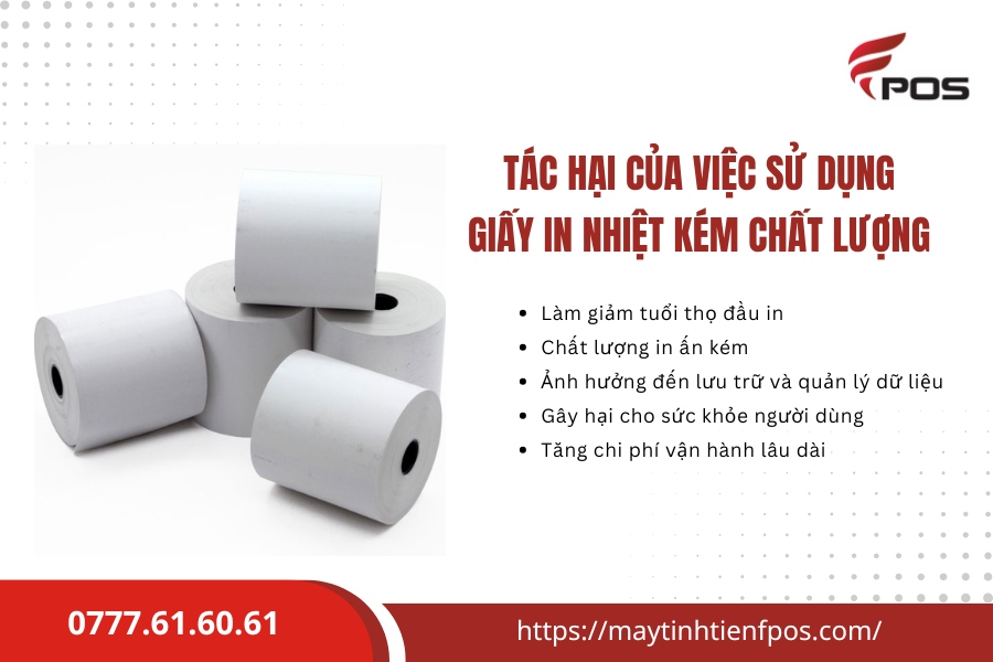 Giấy in nhiệt gây ung thư