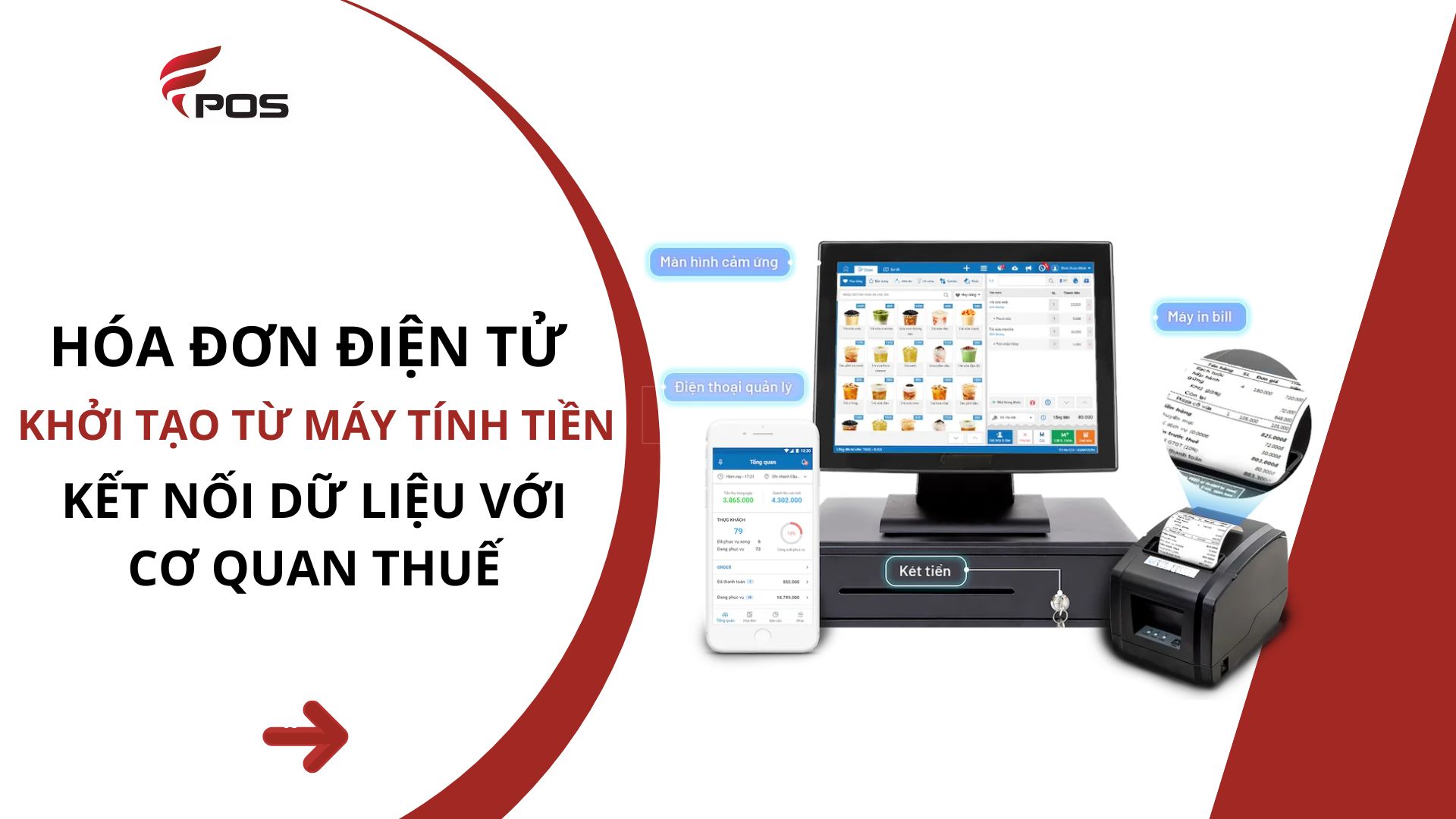 Hóa Đơn Điện Tử Khởi Tạo Từ Máy Tính Tiền Kết Nối Dữ Liệu Với Cơ Quan