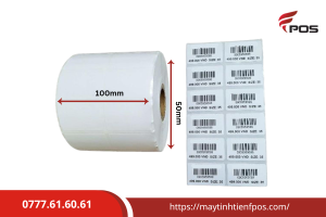 Giấy In Mã Vạch Decal Nhiệt 100x50mm