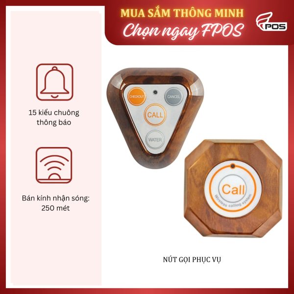 Nút gọi thiết bị phục vụ