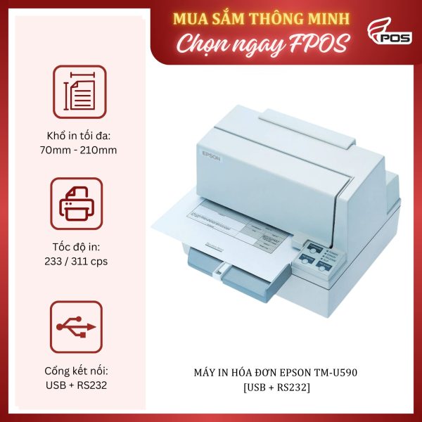 Máy in hoá đơn EPSON TM-U590