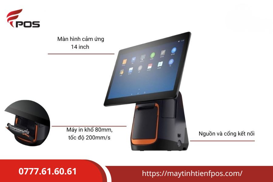 Máy POS tích hợp in hóa đơn