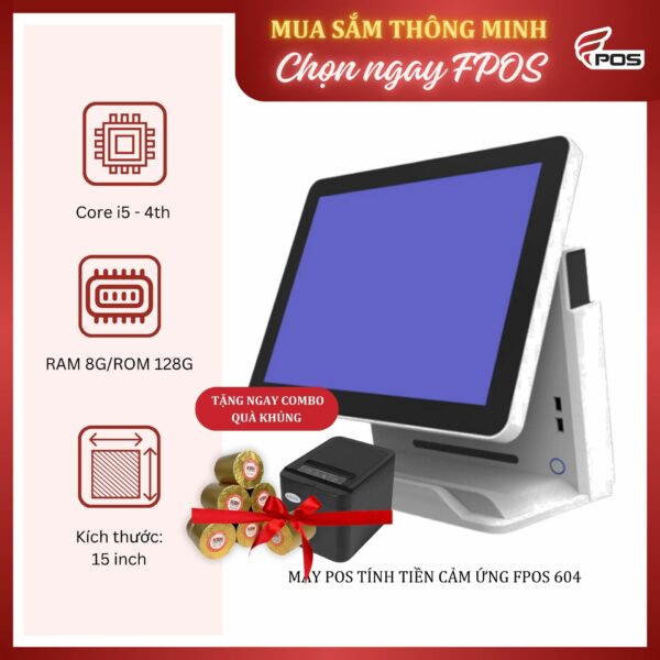 Máy POS Tính Tiền Cảm Ứng FPOS 604