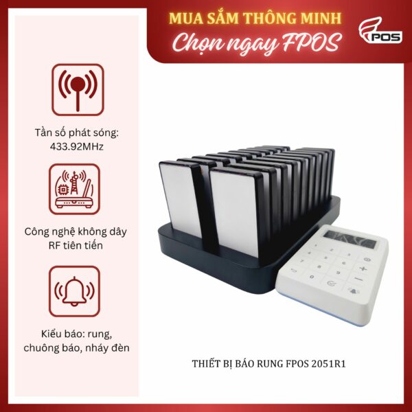 Bộ Thẻ Rung Tự Phục Vụ FPOS 2051R1