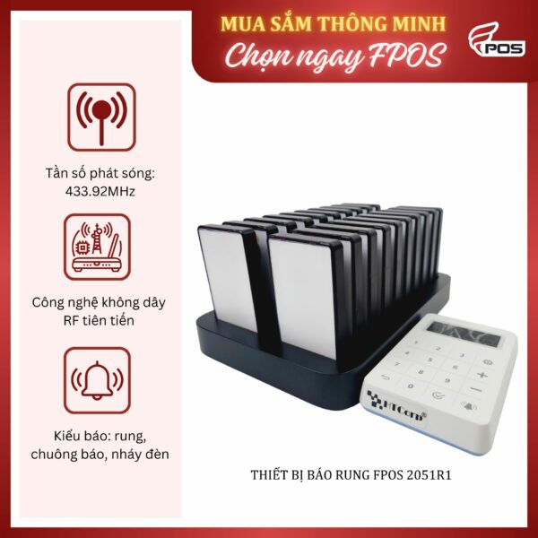 Bộ thẻ rung tự phục vụ FPOS 2051R1