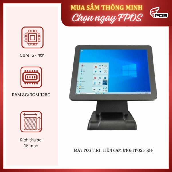 Máy POS Tính Tiền Cảm Ứng FPOS F504