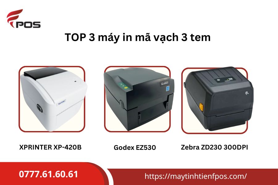 Cài Đặt Máy In Mã Vạch 3 Tem