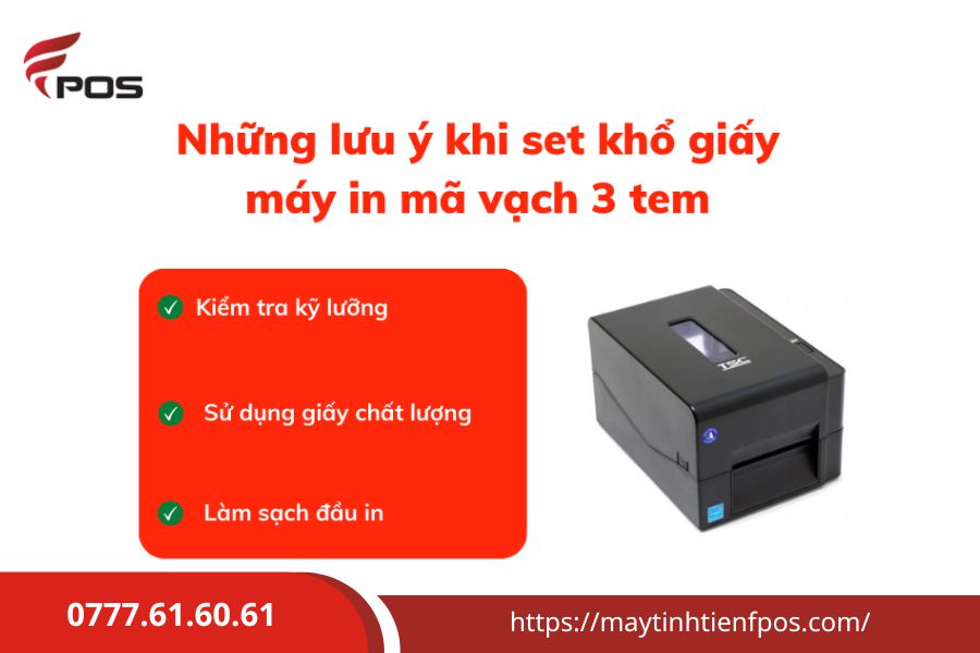 Cài Đặt Máy In Mã Vạch 3 Tem
