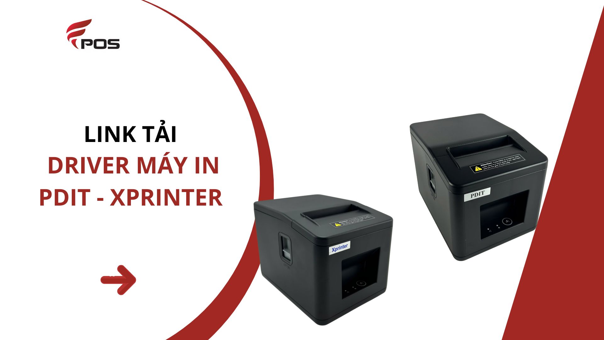 Link tải driver máy in PDIT và Xprinter
