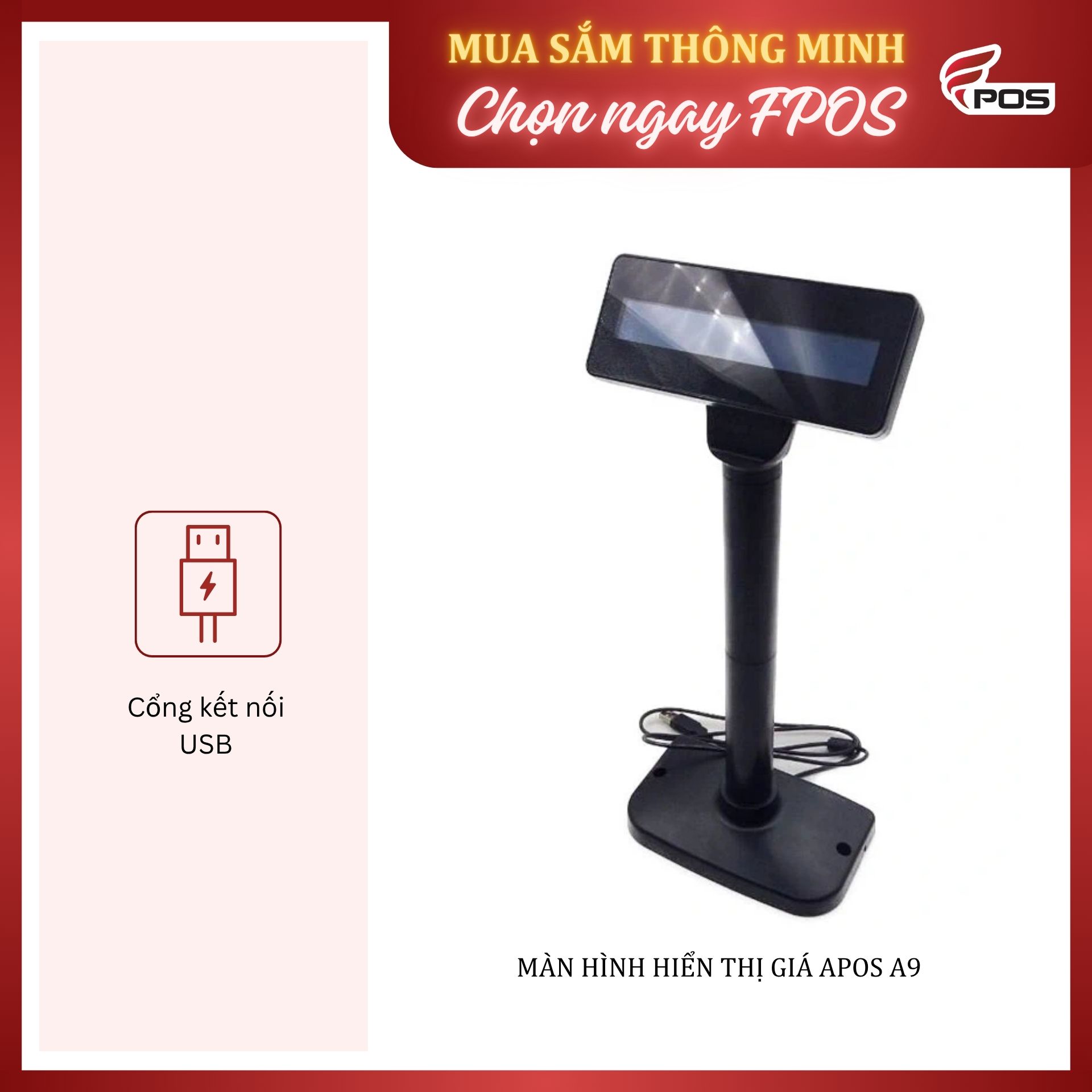 Màn Hình Hiển Thị Giá APOS A9